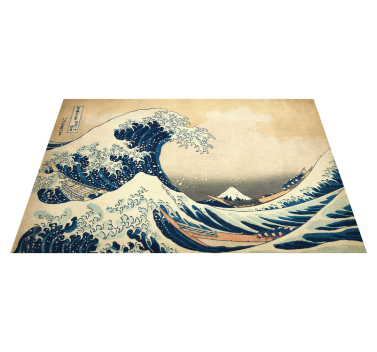 Hokusai kanagawa val podmetači - TenStickers