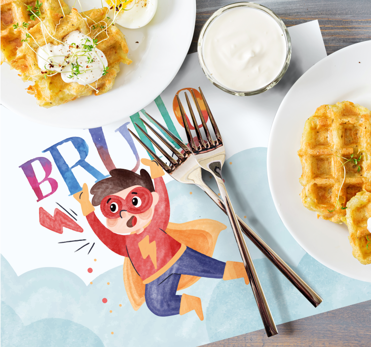 Akvarel super kid dječji podmetači - TenStickers