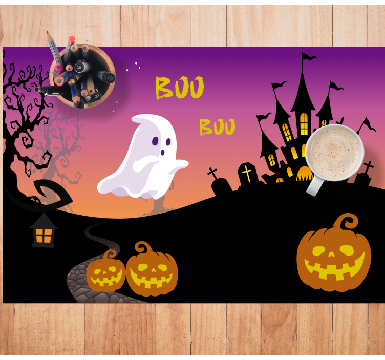Boo halloween noć halloween posteljine - TenStickers