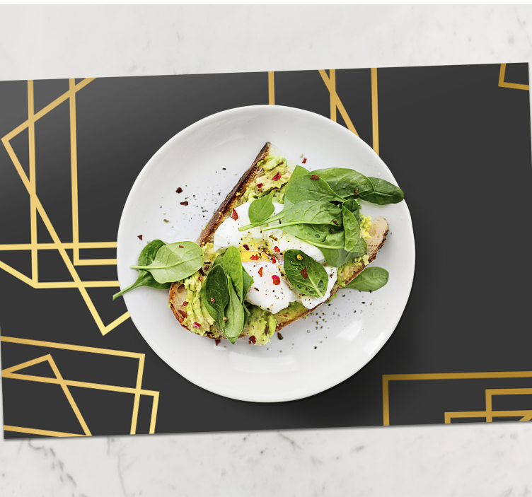 Geometrijski oblici elegantni podmetači - TenStickers