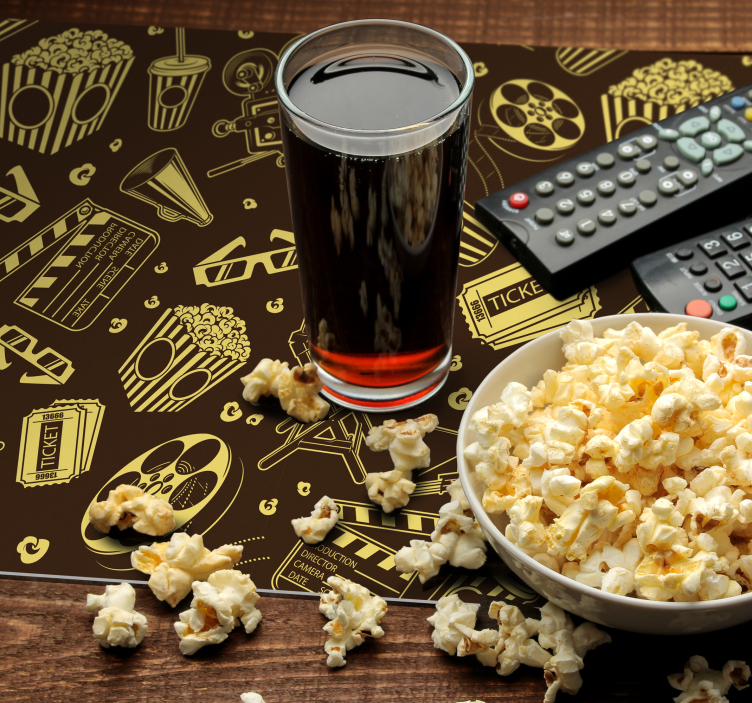 Kino ikona uzorak podmetači - TenStickers