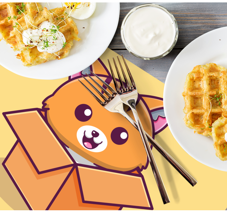 Dječji podmetači za mačke u kutiji - TenStickers