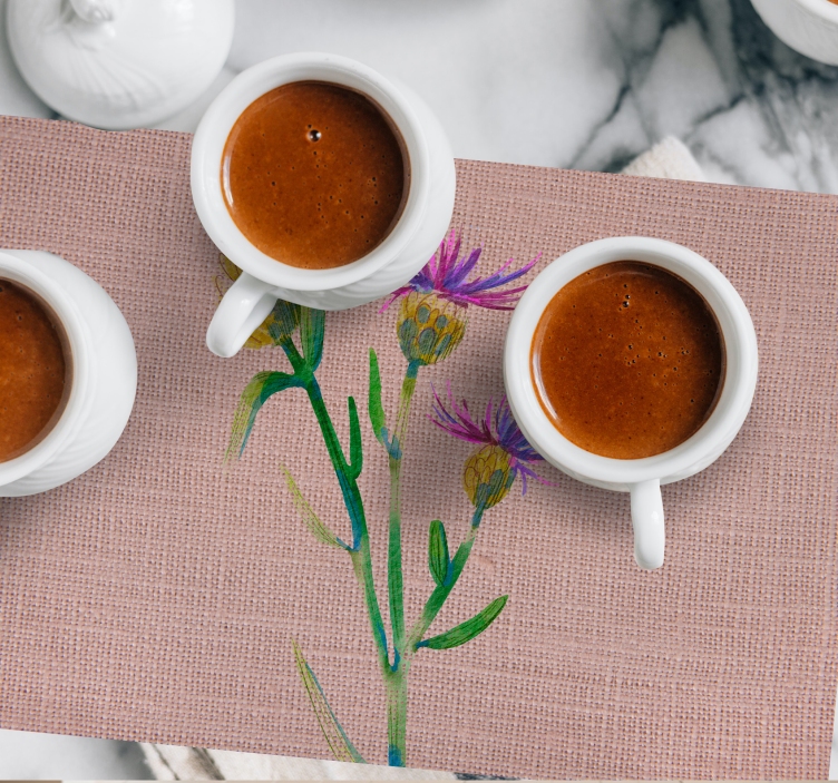 Podmetač elegantan tkana čička - TenStickers