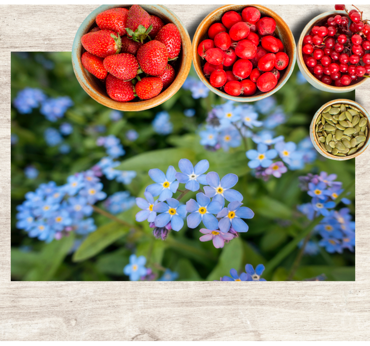 Podmetač izvornik nježni cvjetni aranžman - TenStickers