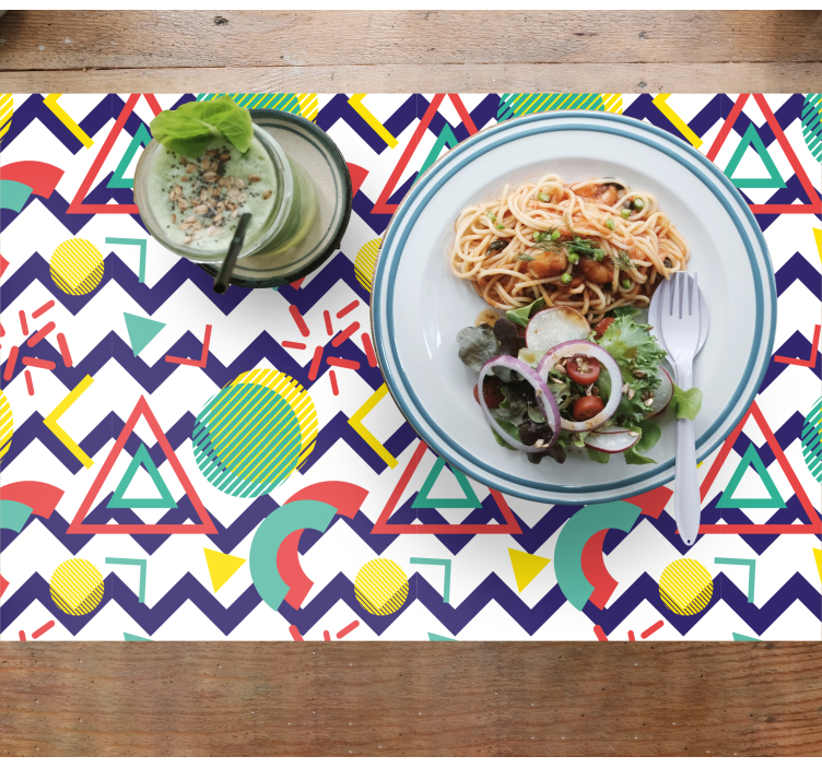 Podmetač moderan dizajn uzorka geometrije - TenStickers