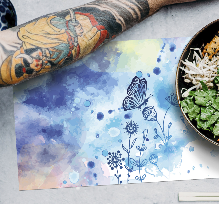 Podmetači za leptir vodene boje - TenStickers