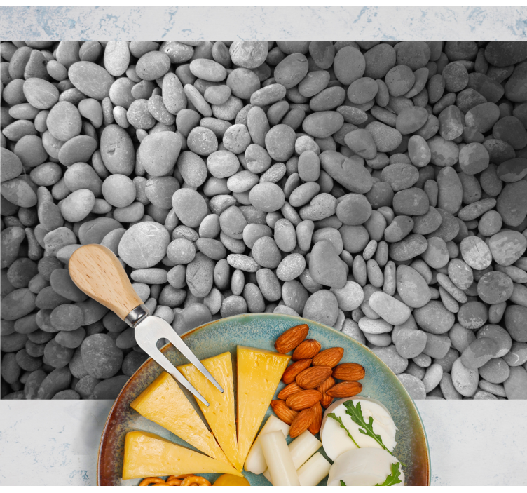 Sivo kamenje elegantni podmetači - TenStickers