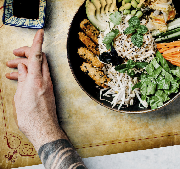 Podmetači sa starinskim teksturom u teksturi - TenStickers