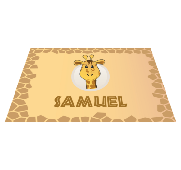 Podmetač djeca s dizajnom žirafe - TenStickers
