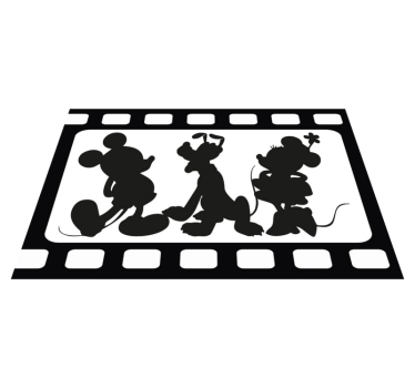 Podmetač djeca s animiranim siluetama likova - TenStickers