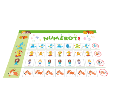 Podmetač djeca Šarena edukativna tabla - TenStickers
