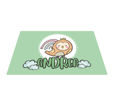 Podmetač djeca s simpatičnom sovicom - TenStickers