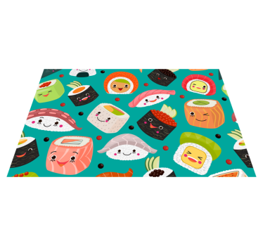 Podmetač djeca s simpatičnim likovima sushija - TenStickers