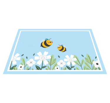 Podmetač djeca veseli pčelice lete - TenStickers