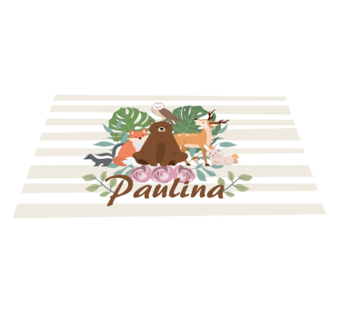 Podmetač djeca Čarobno okupljanje životinja - TenStickers