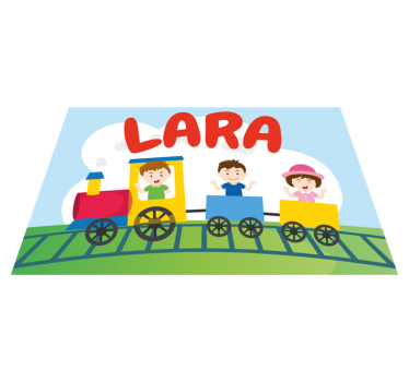 Podmetač djeca s ilustracijom za učenje - TenStickers