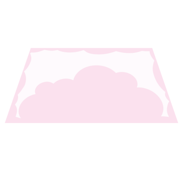 Podmetač djeca s pozadinom oblaka - TenStickers