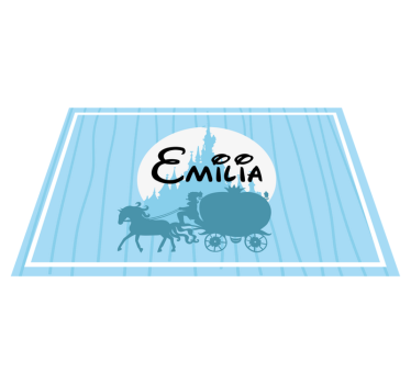 Podmetač djeca kočija vučena konjima - TenStickers