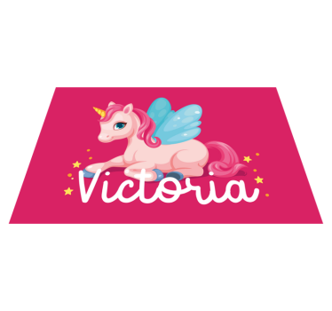 Podmetač djeca s ilustracijom šarenog jednoroga - TenStickers