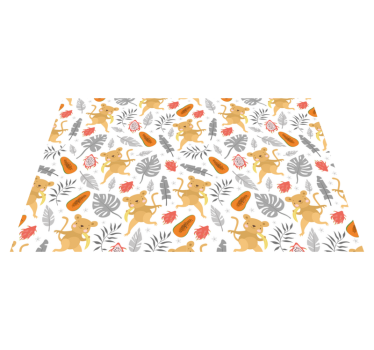 Podmetač djeca s cute uzorkom životinja - TenStickers