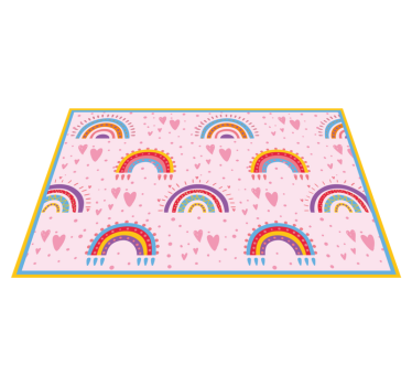 Podmetač djeca s vibrantnim duginim motivima - TenStickers
