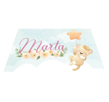 Podmetač djeca slatki lav s balonom - TenStickers
