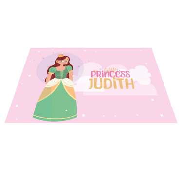 Podmetač s imenom mala princezaMala princeza - TenStickers