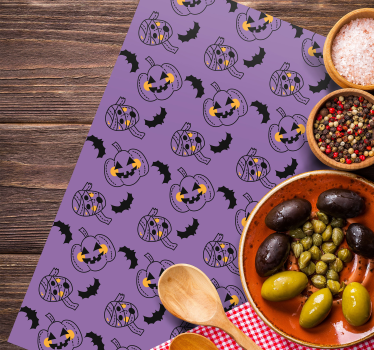 Halloween mumije šišmiši i tikvice halloween prostirke za stol - TenStickers