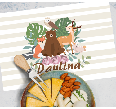 Podmetač djeca Čarobno okupljanje životinja - TenStickers