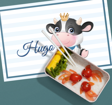 Podmetač djeca s ilustracijom krave - TenStickers
