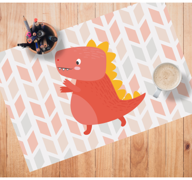 Podmetač djeca s simpatičnim dinosaurem - TenStickers