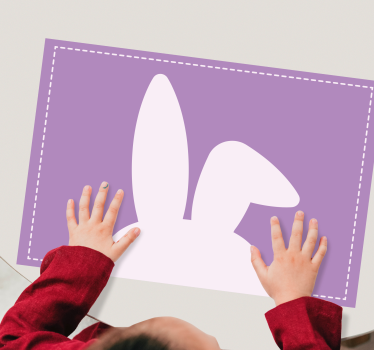 Podmetač djeca u obliku zečjih ušiju - TenStickers