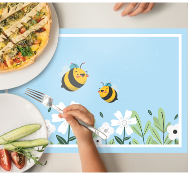 Podmetač djeca veseli pčelice lete - TenStickers