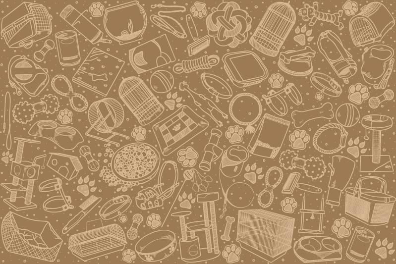 Podmetač tekstura za složene kuhinjske elemente - TenStickers