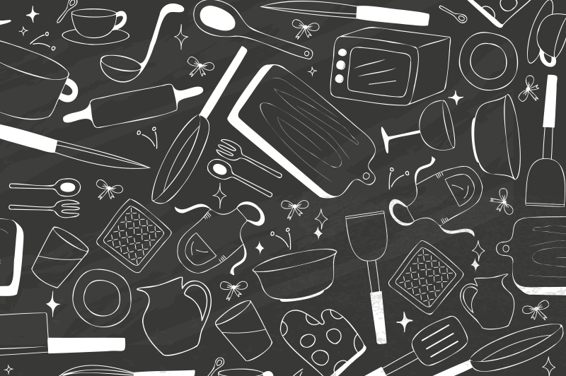 Kuhinjski alati i placemati za restoran - TenStickers