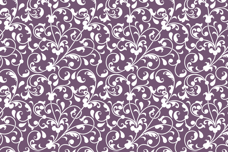 Ukrasni listovi paisley placemats - TenStickers
