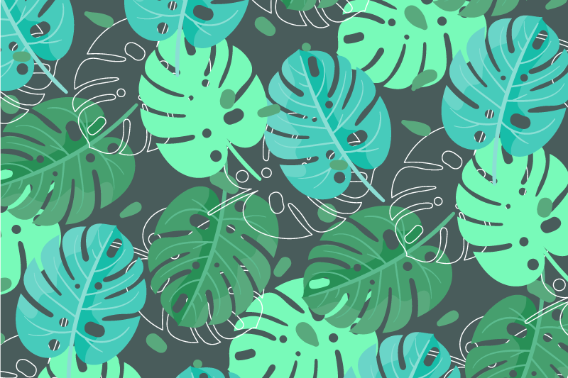 Monstera deliciosa originalni podmetači - TenStickers
