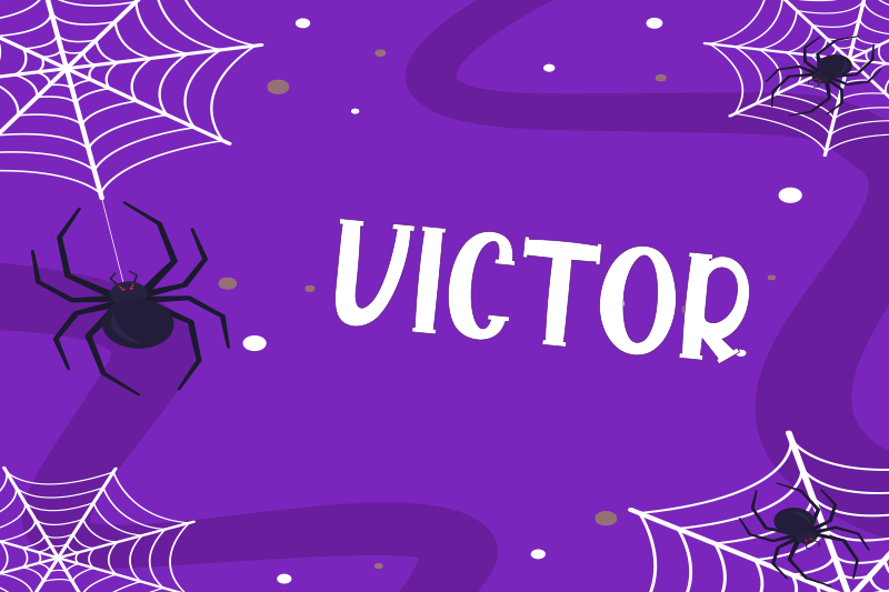 Personalizirane posteljine za paukove halloween - TenStickers