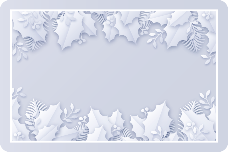 Podmetač božić s elegantnim blagdanskim dizajnom - TenStickers