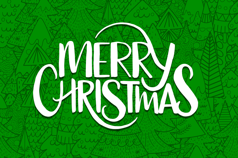 Podmetač božić sretni blagdanski pozdravi - TenStickers