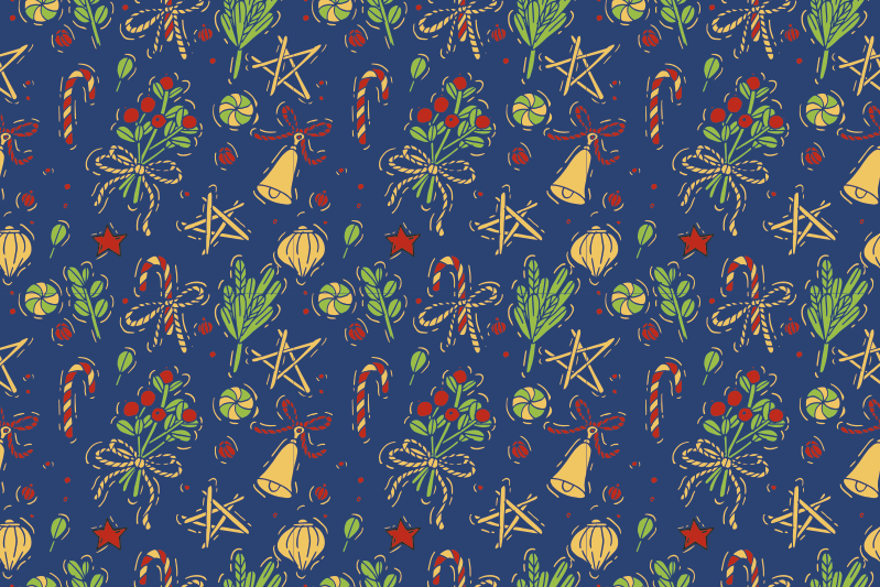 Podmetač božić za blagdansko postavljanje stola - TenStickers