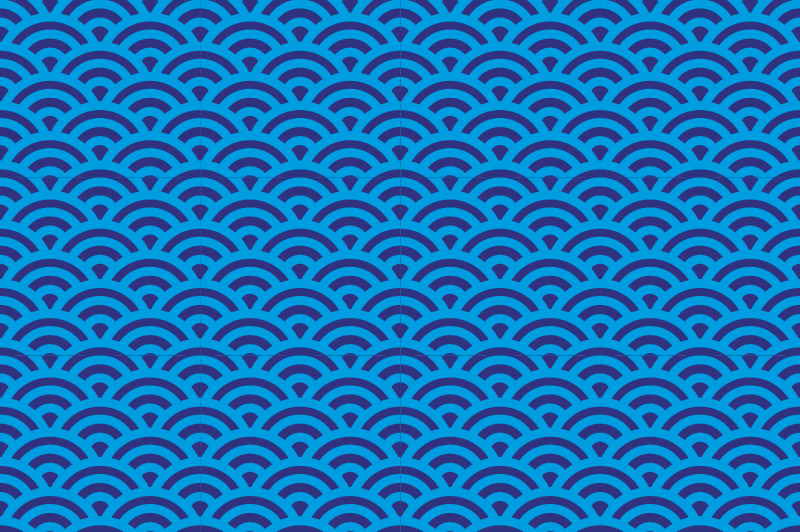 Podmetač tekstura s elementom zakrivljene valove - TenStickers