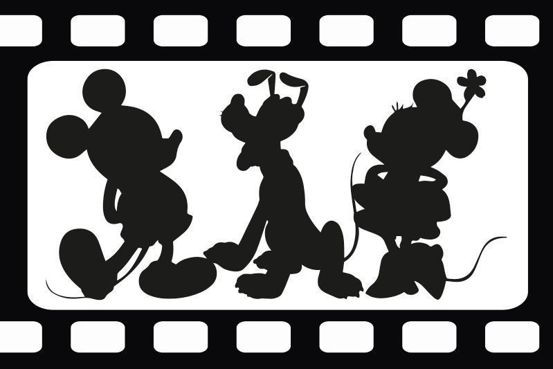 Podmetač djeca s animiranim siluetama likova - TenStickers
