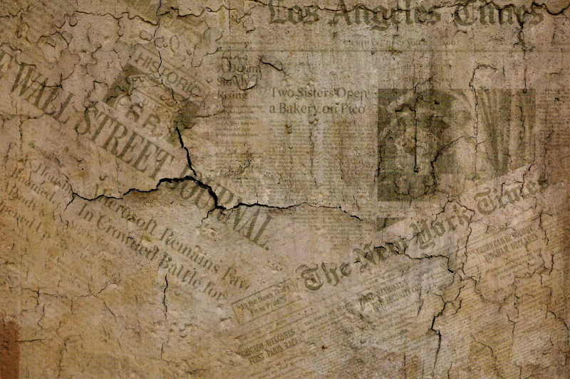 Podmetač tekstura površine ispucalog papira - TenStickers