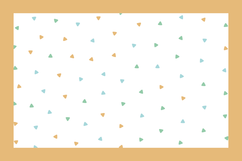 Podmetač s imenom u elegantnom trokutastom uzorku - TenStickers