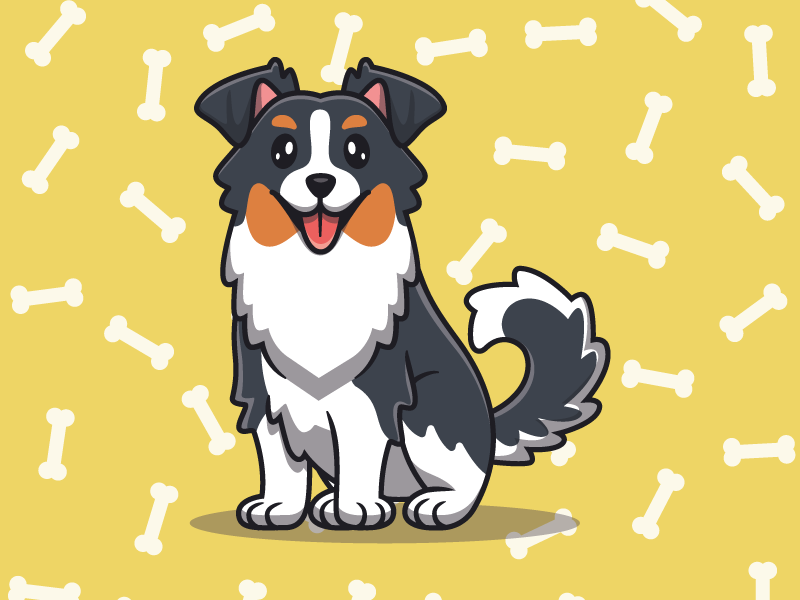 Podmetač djeca s simpatičnim psom - TenStickers