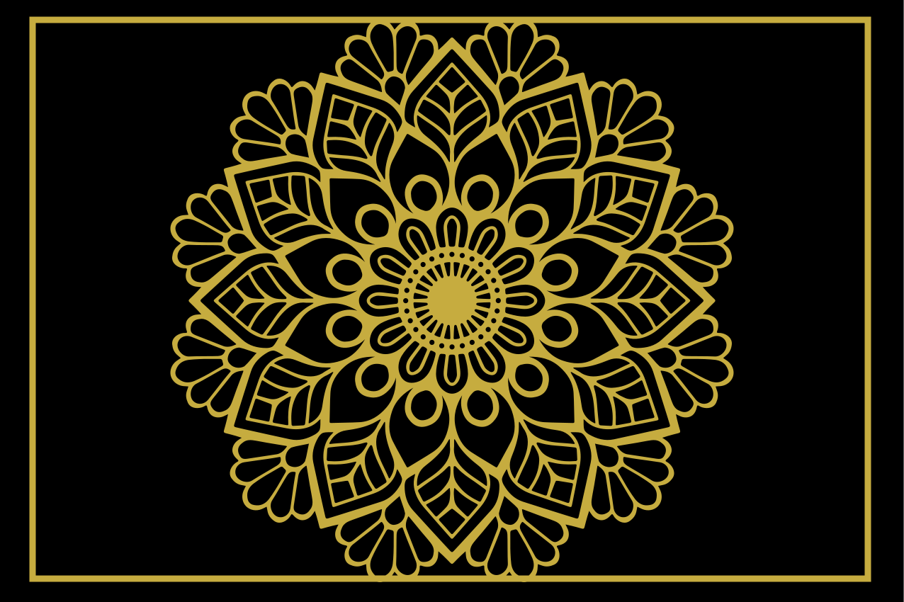 Podmetač elegantan s gracioznim botaničkim motivima - TenStickers