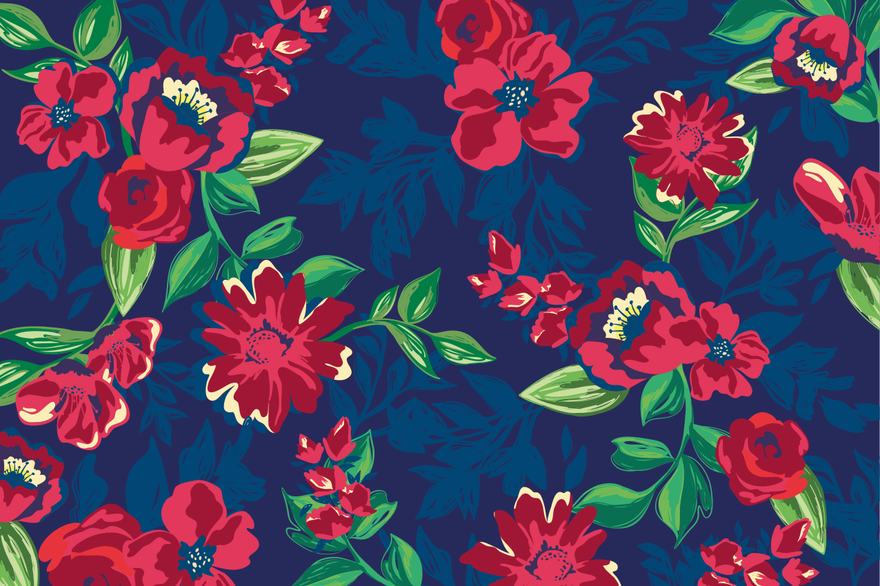 Planinski vez plavi podmetači - TenStickers