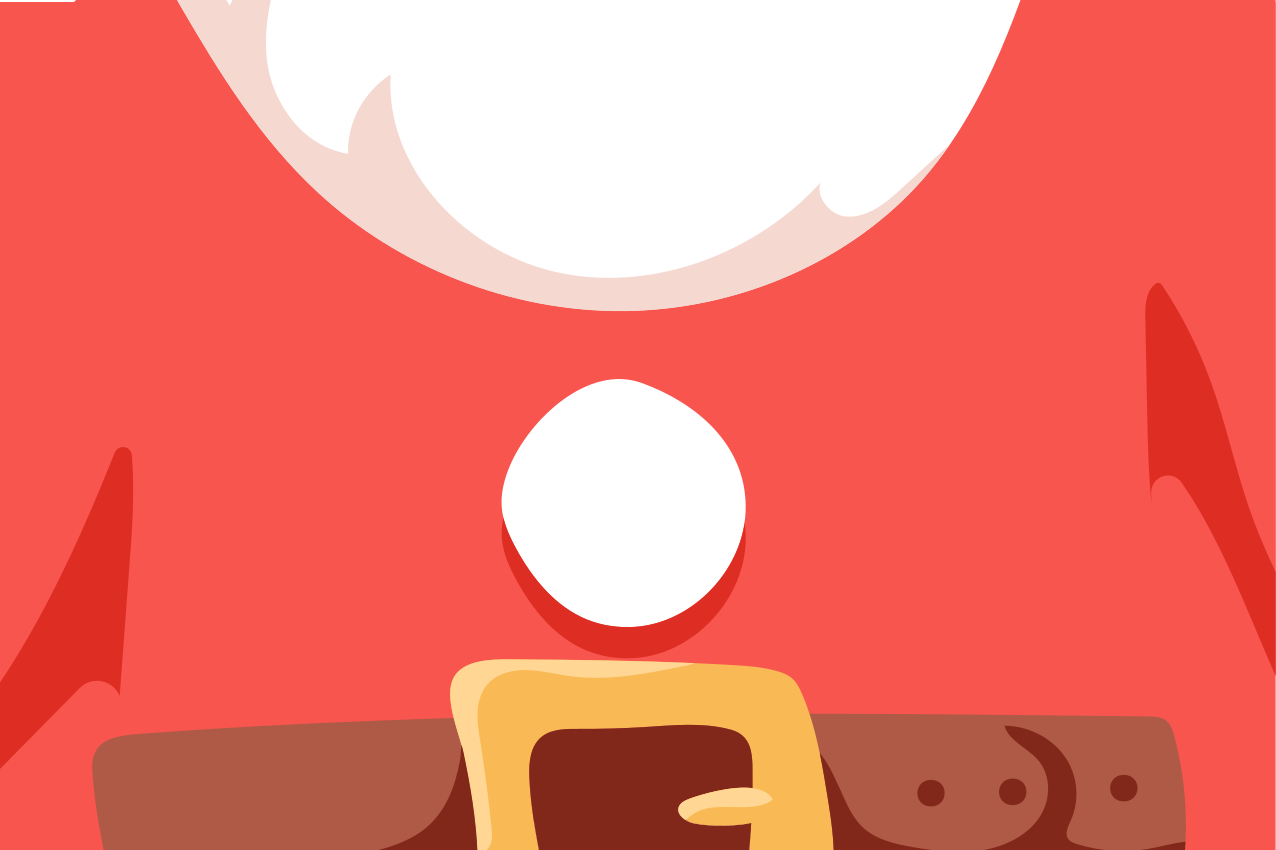 Odijelo djeda mraza božićne podmetače - TenStickers