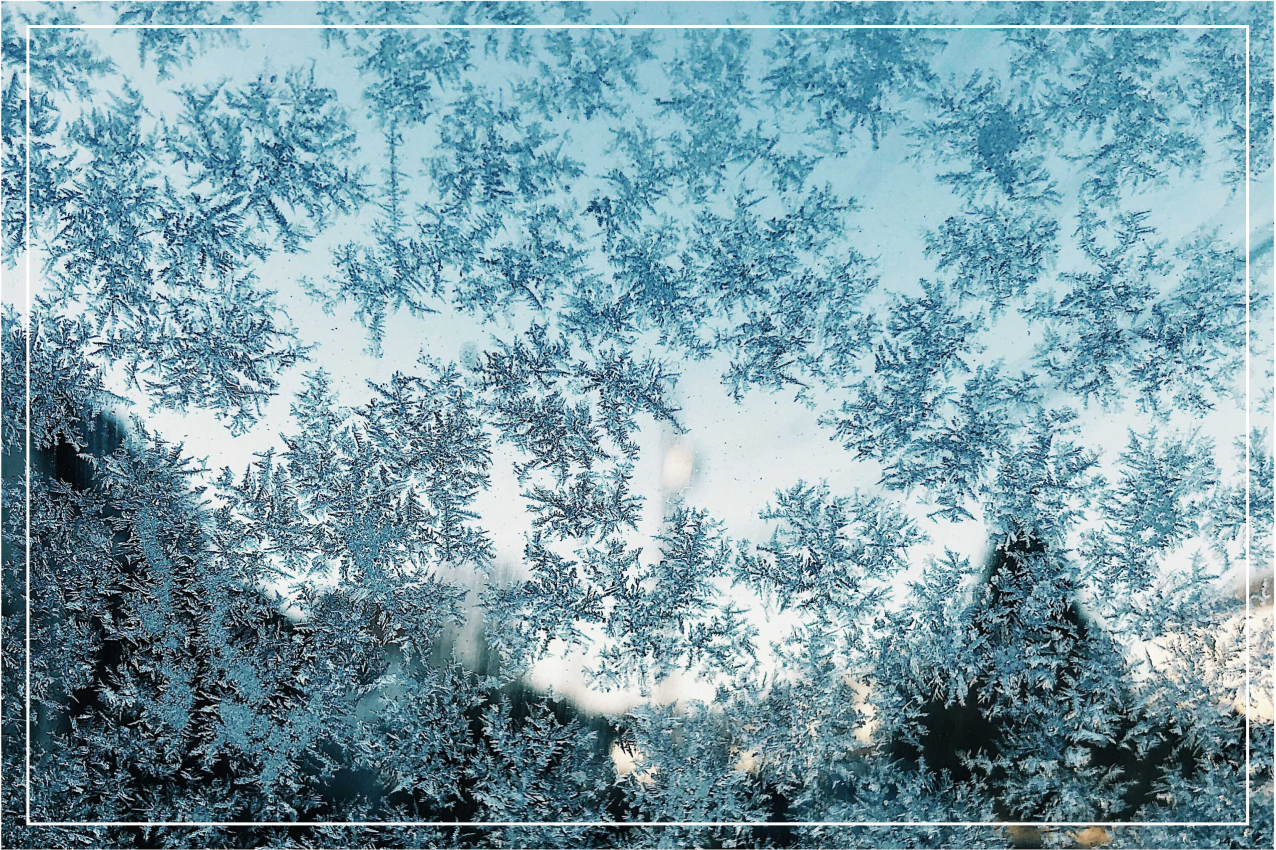 Podmetač tekstura s uzorkom zamrznutog leda - TenStickers